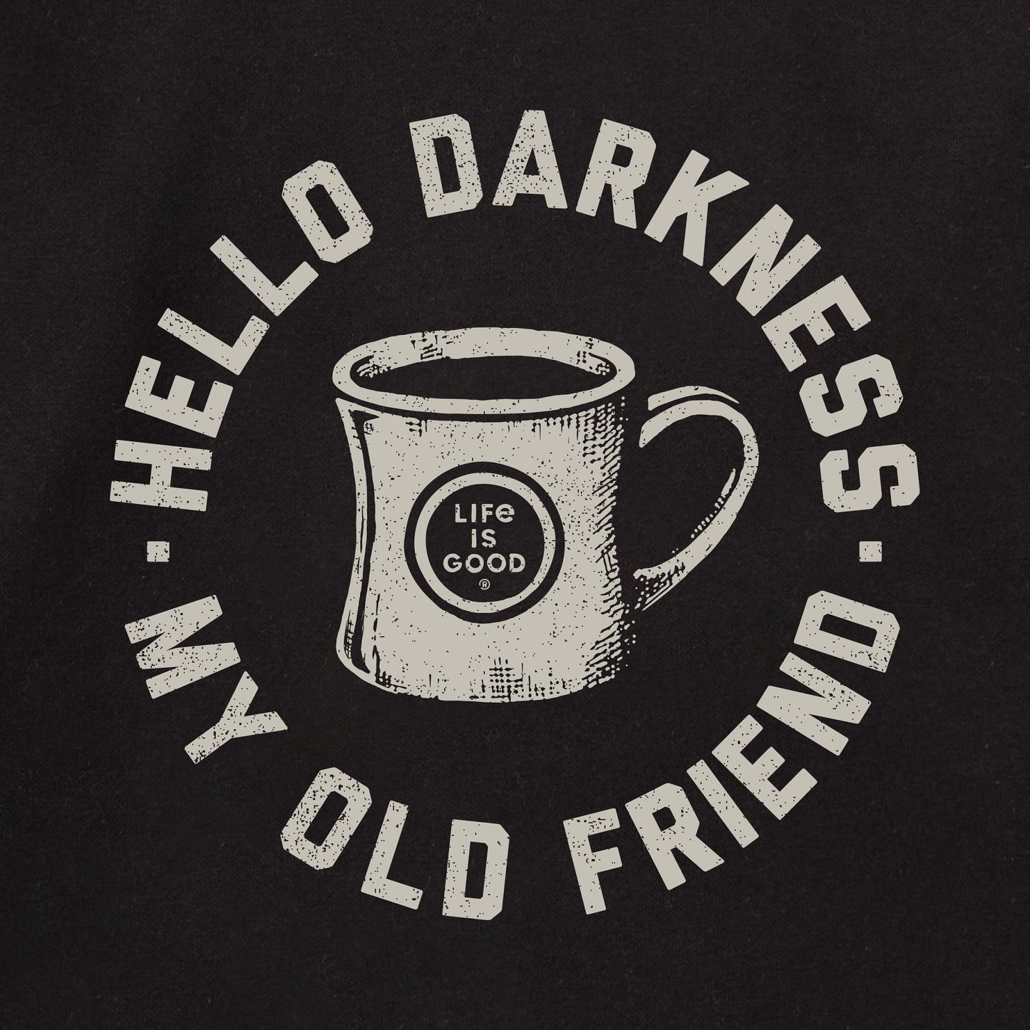 Adult Unisex Hello Darkness My Old Friend Every Wear Crew Sweatshirt