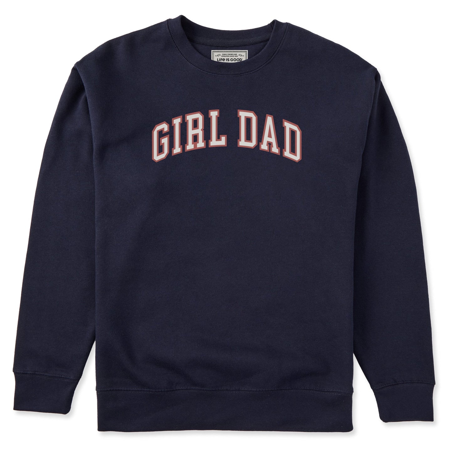 Adult Unisex Girl Dad Every Wear Crew Sweatshirt