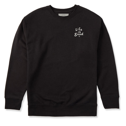 Adult Unisex LIG Vintage Wordmark Stacked Every Wear Crew Sweatshirt