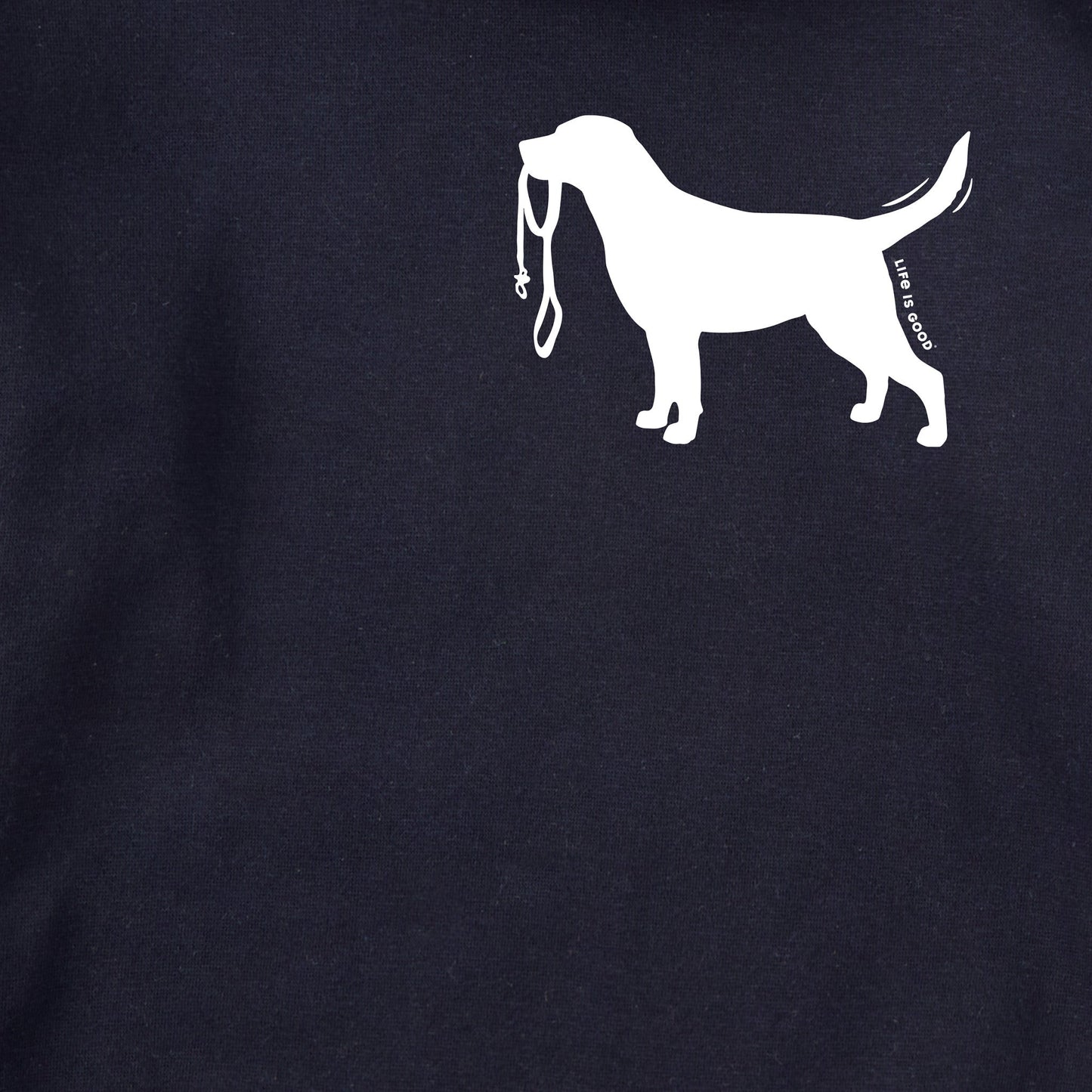 Adult Unisex Labrador Leash Every Wear Crew Sweatshirt