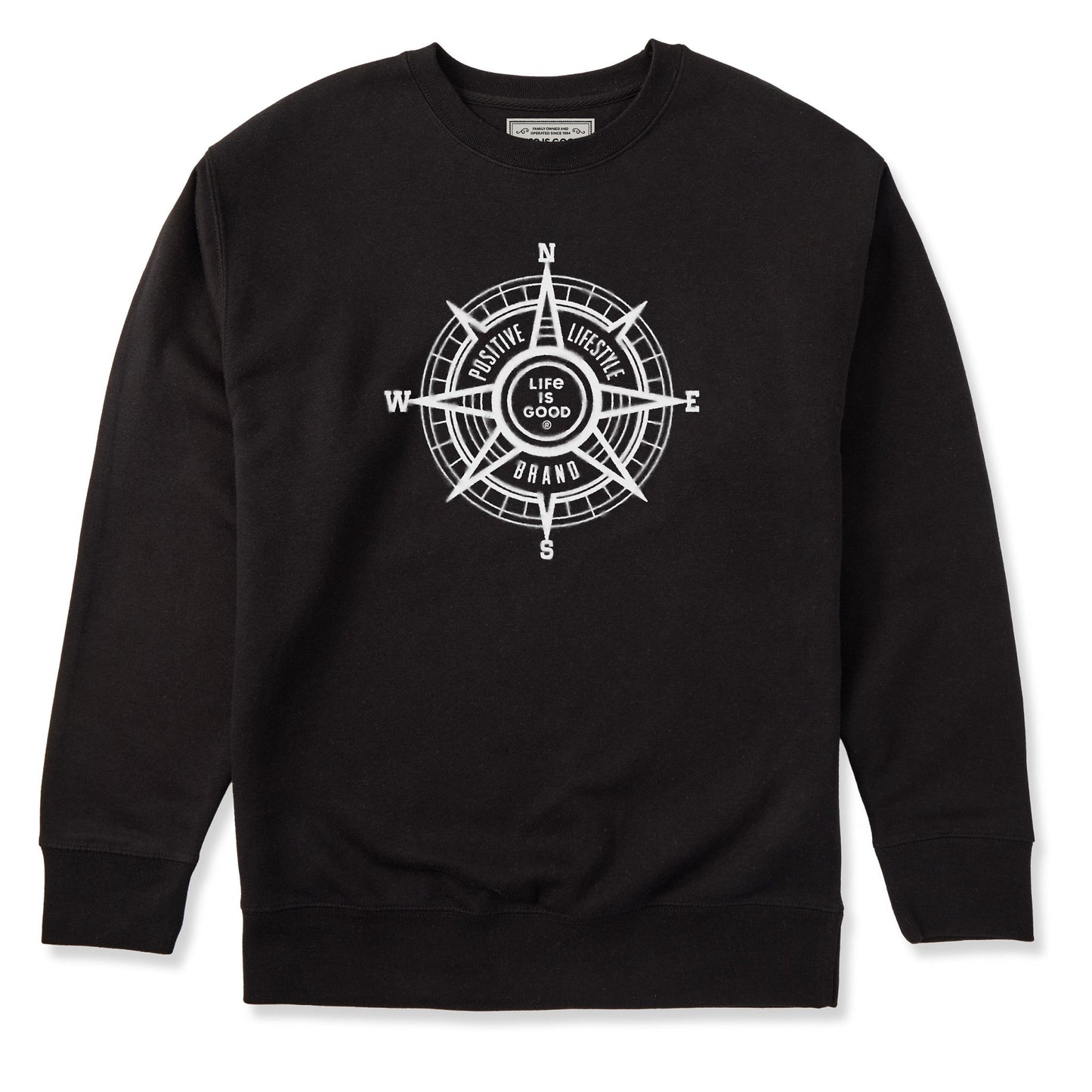 Adult Unisex Positive Compass Every Wear Crew Sweatshirt