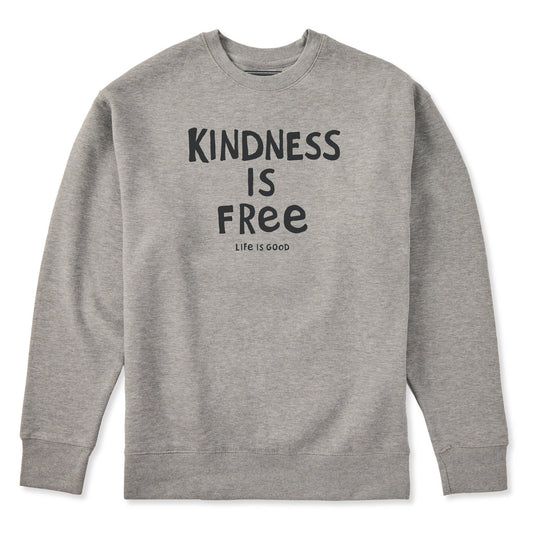 Adult Unisex Kindness is Free Every Wear Crew Sweatshirt