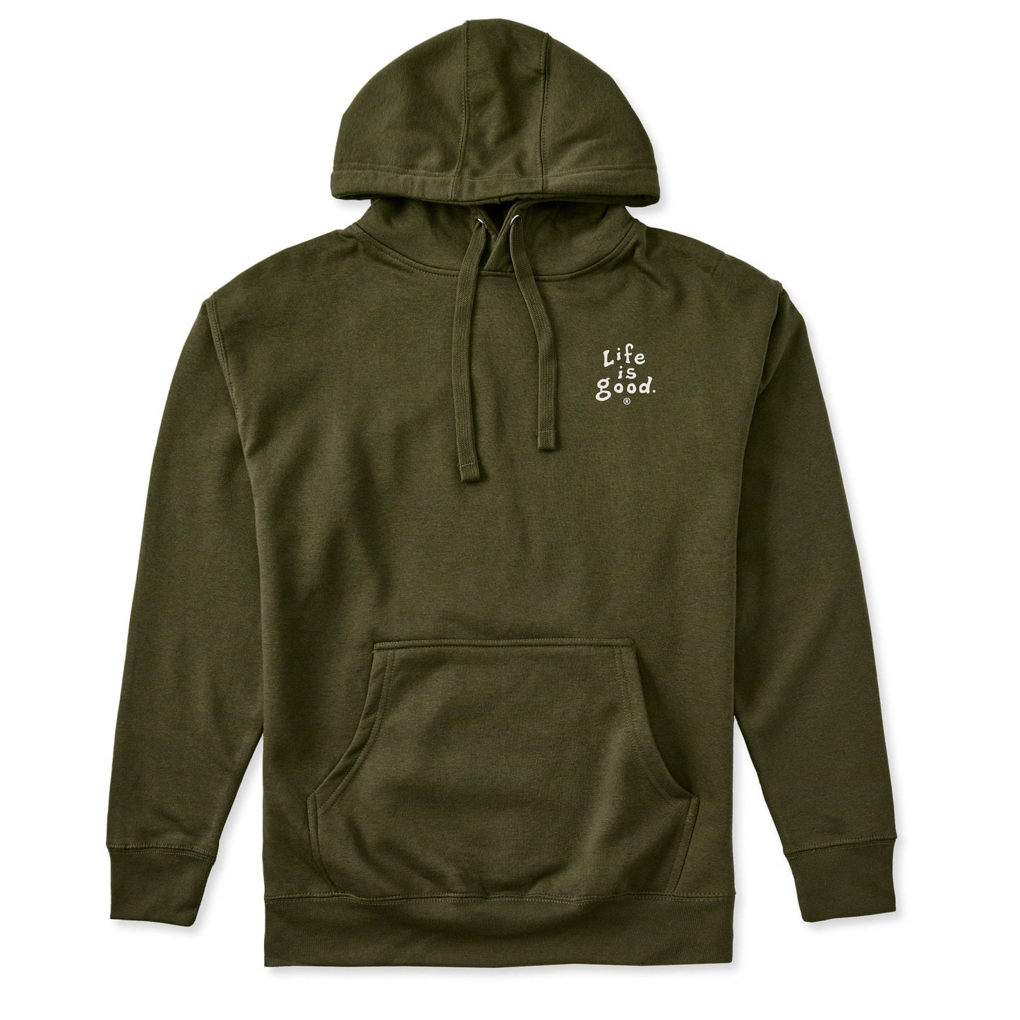 Adult Unisex LIG Vintage Wordmark Stacked Every Wear Hoodie Sweatshirt