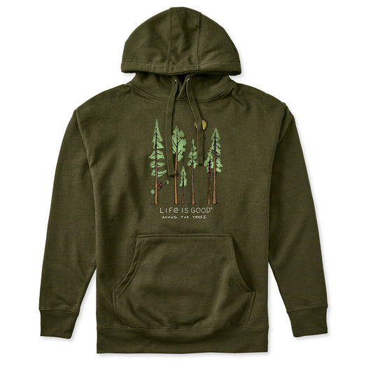 Adult Unisex Life is Good Among the Trees Every Wear Hoodie Sweatshirt