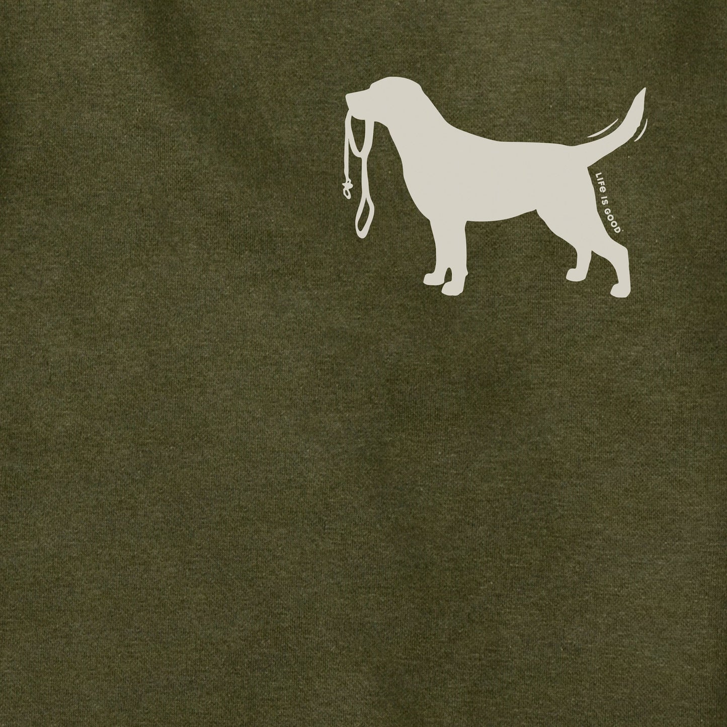 Adult Unisex Labrador Leash Every Wear Hoodie Sweatshirt