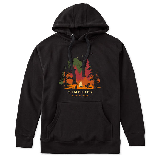 Adult Unisex Simplify Campfire Every Wear Hoodie Sweatshirt