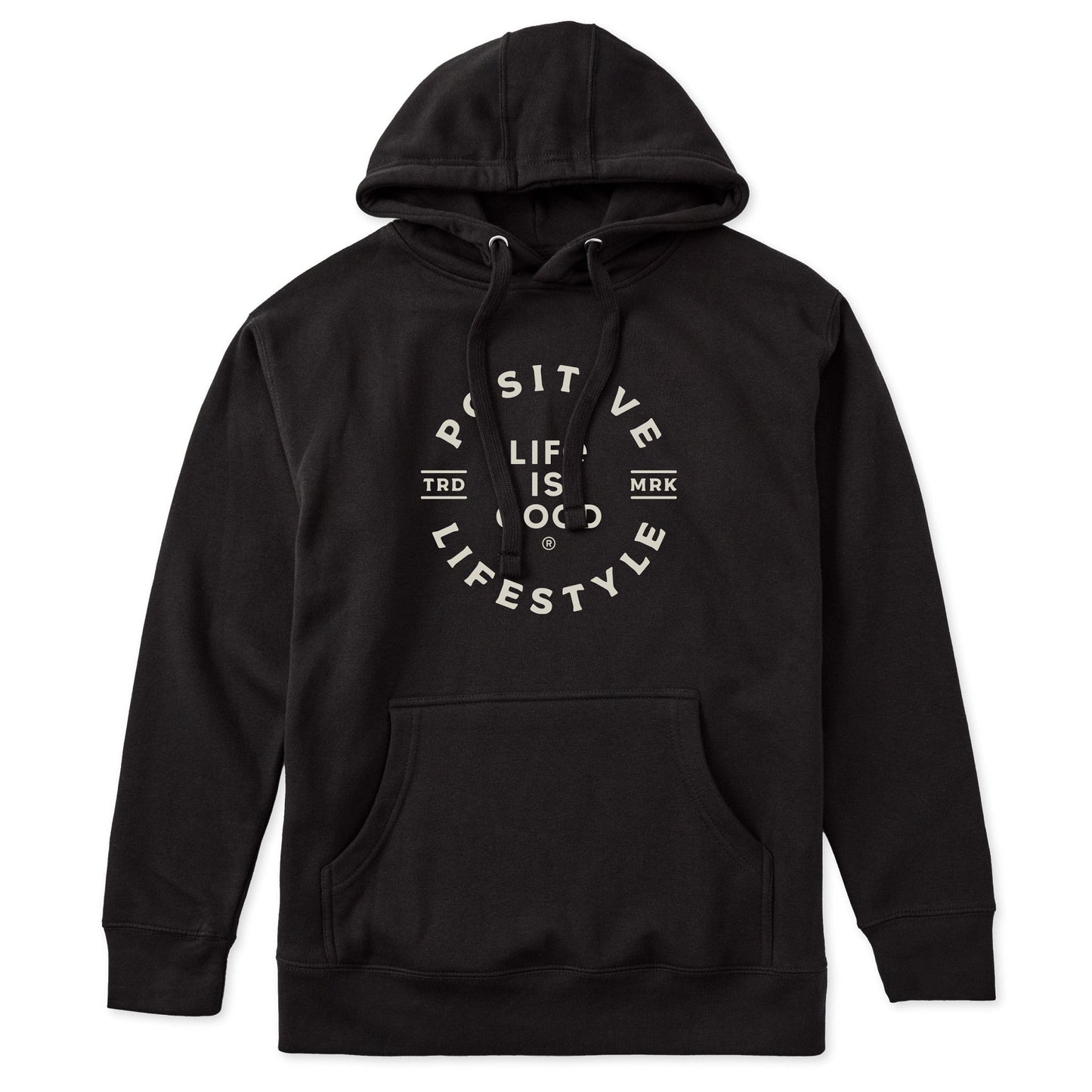 Adult Unisex Positive Lifestyle Circle Every Wear Hoodie Sweatshirt