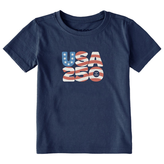 Toddler USA 250 Short Sleeve Crusher Tee