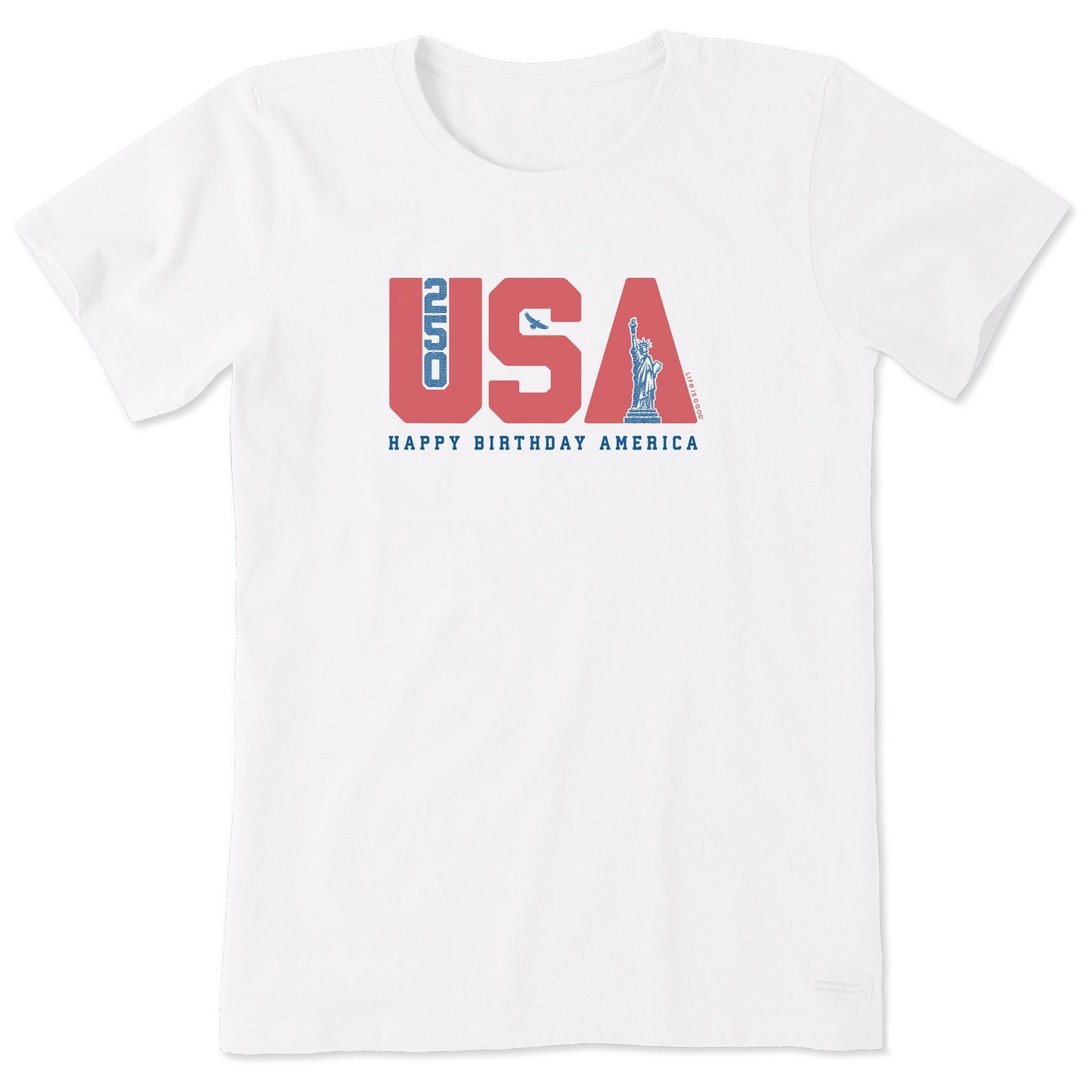 Women's Happy Birthday USA Short Sleeve Tee