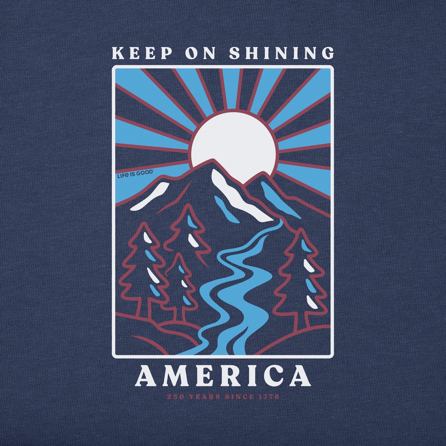 Men's Keep on Shining America Short Sleeve Tee