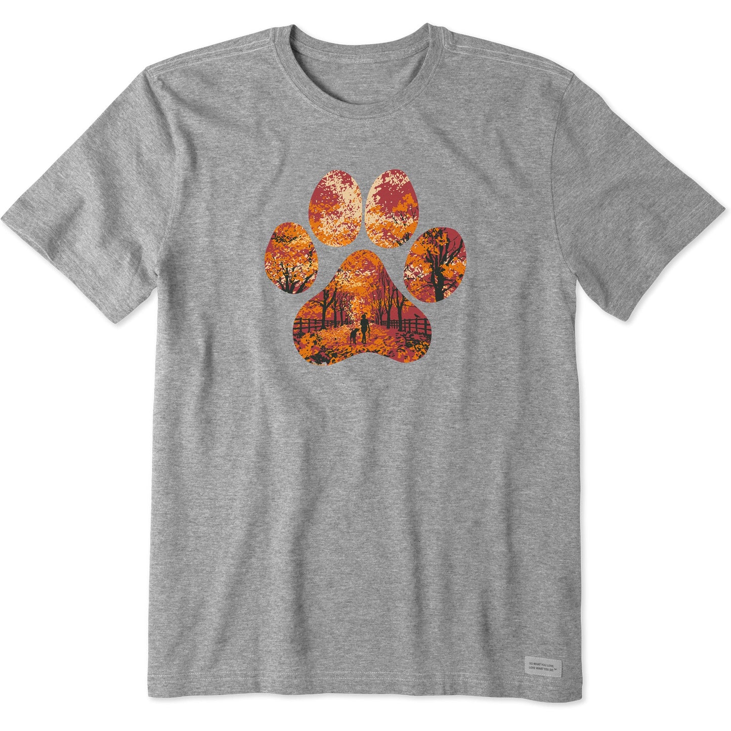 Men's Autumn Dog Walk Short Sleeve Crusher Tee