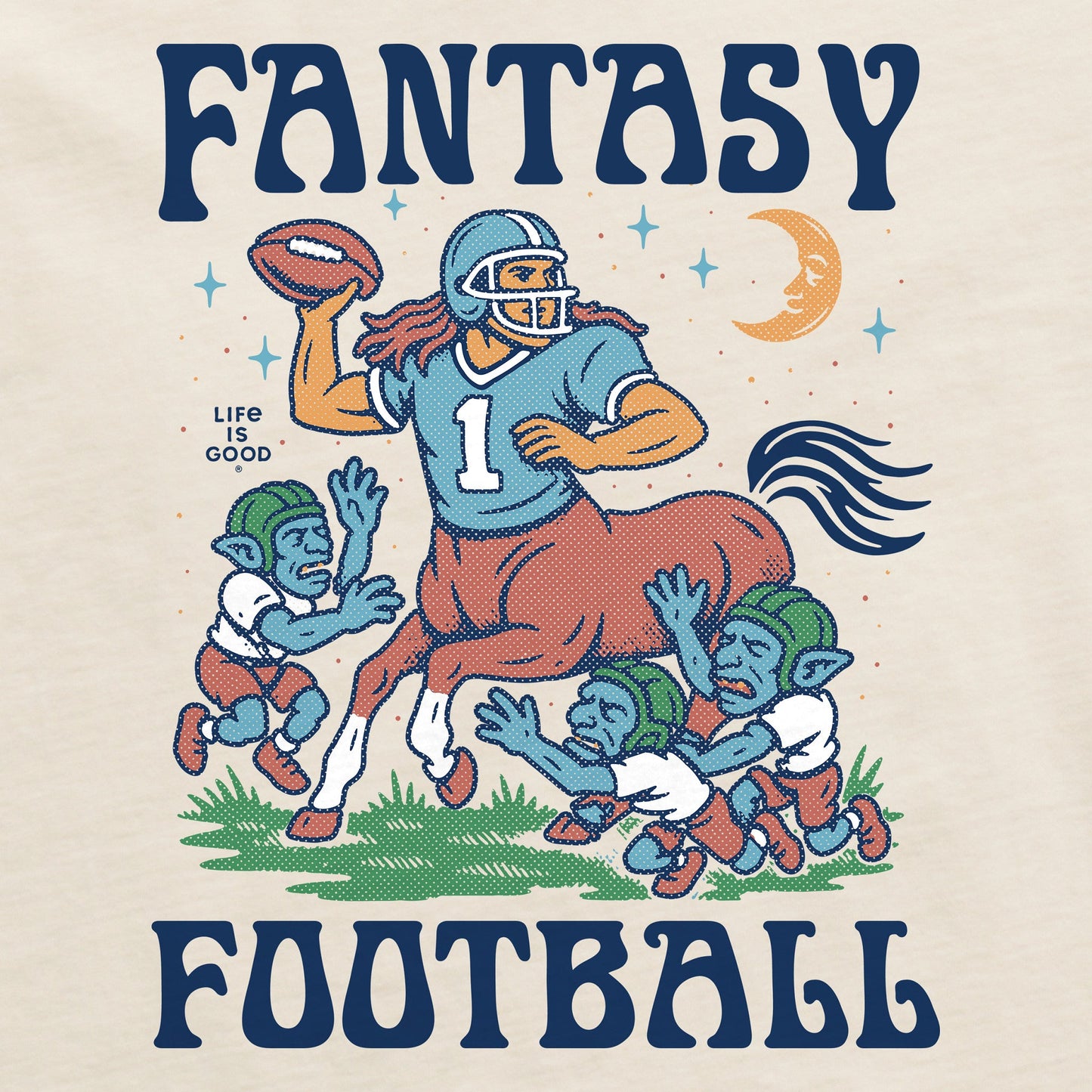 Women's Fantasy Football Centaur v. Goblins Short Sleeve Crusher Boxy Tee