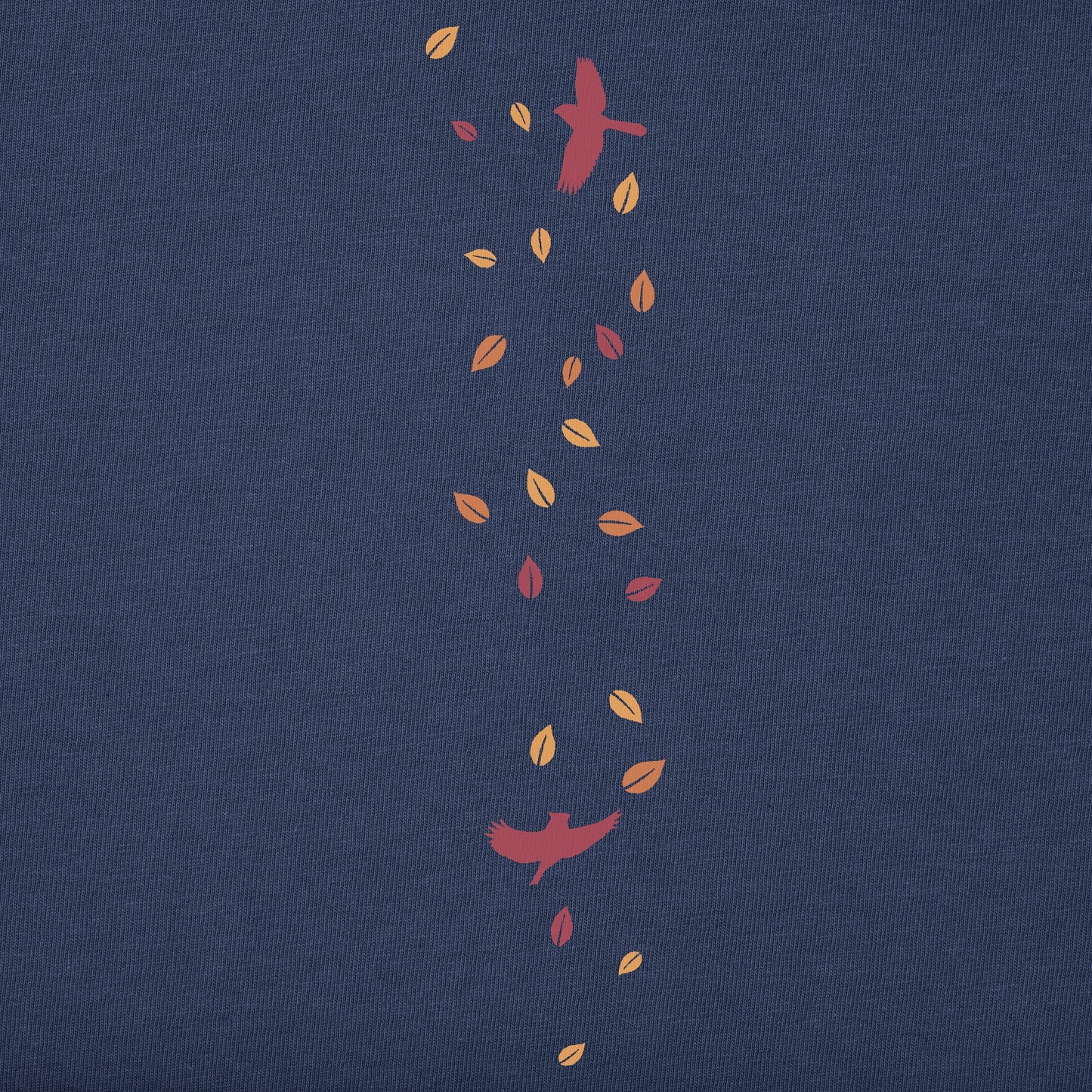 Women's Autumn Tree Leaves Long Sleeve Crusher Tee
