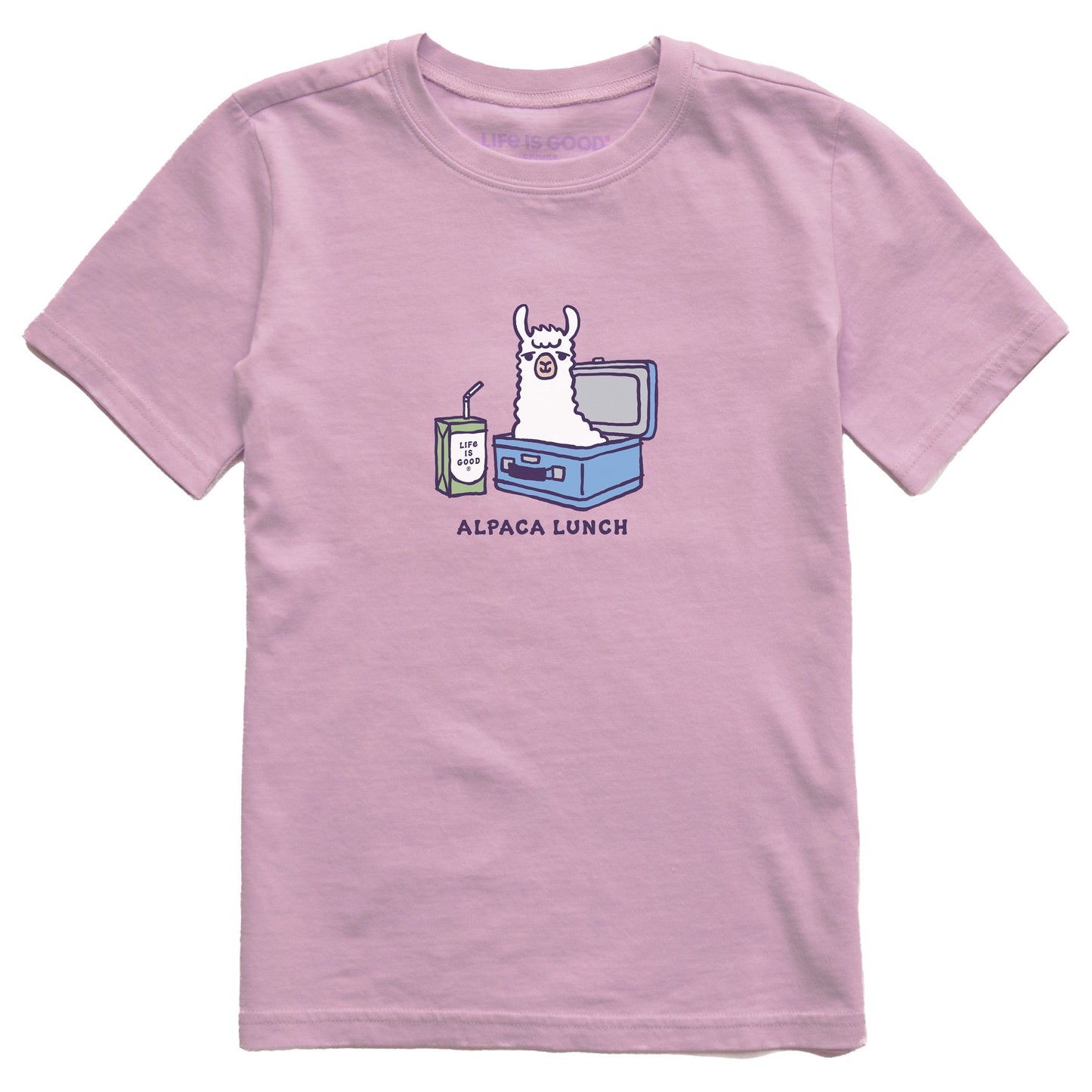 Kids Alpaca Lunch Short Sleeve Crusher Tee