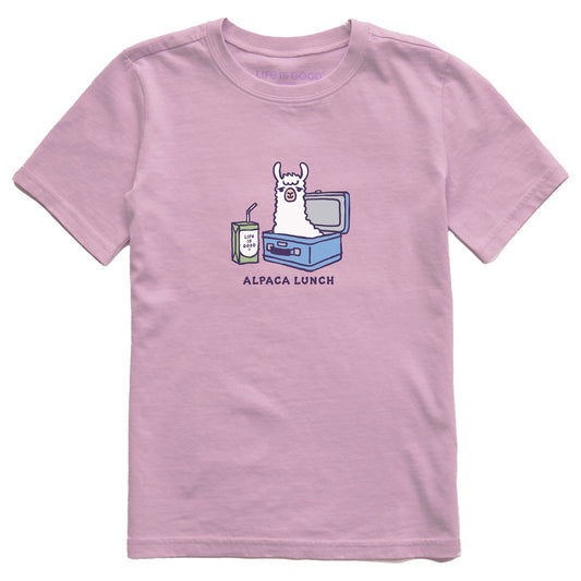 Kids Alpaca Lunch Short Sleeve Crusher Tee