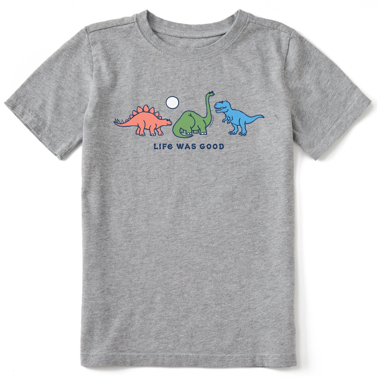 Kids Dino Trio Short Sleeve Crusher Tee