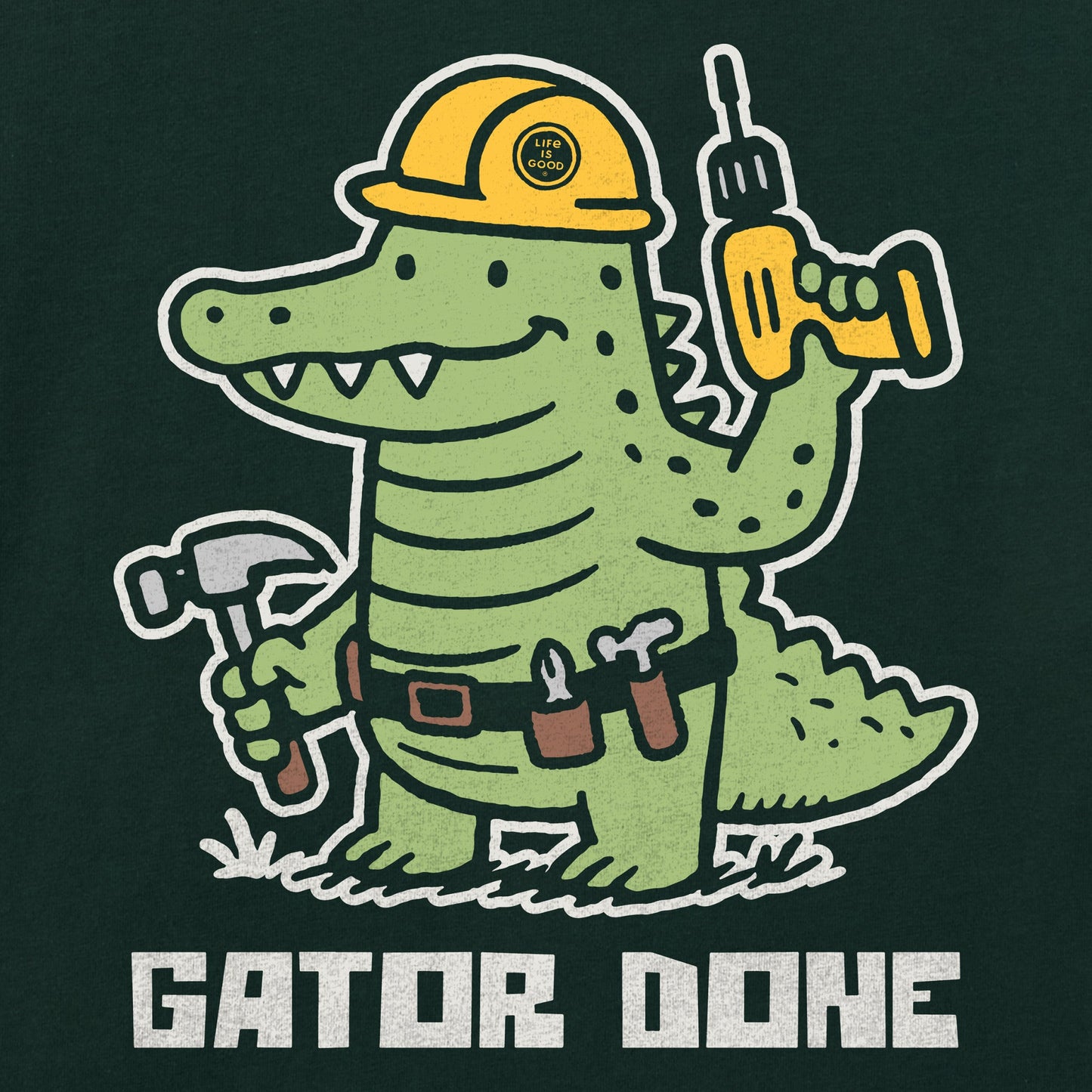 Kids Gator Done Short Sleeve Crusher Tee