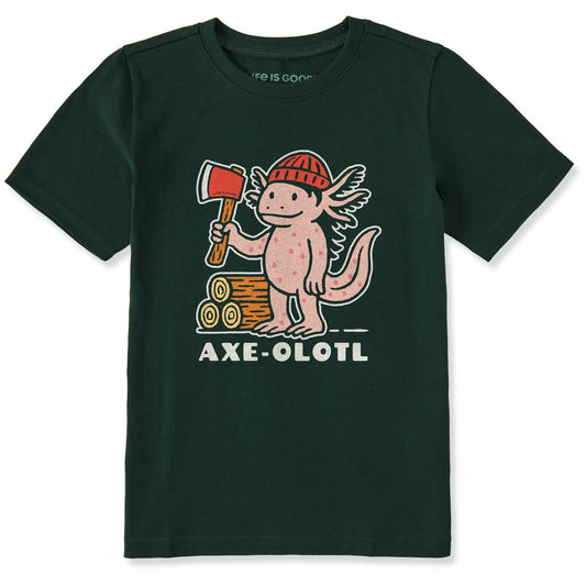 Kids Axe-olotl Short Sleeve Crusher Tee