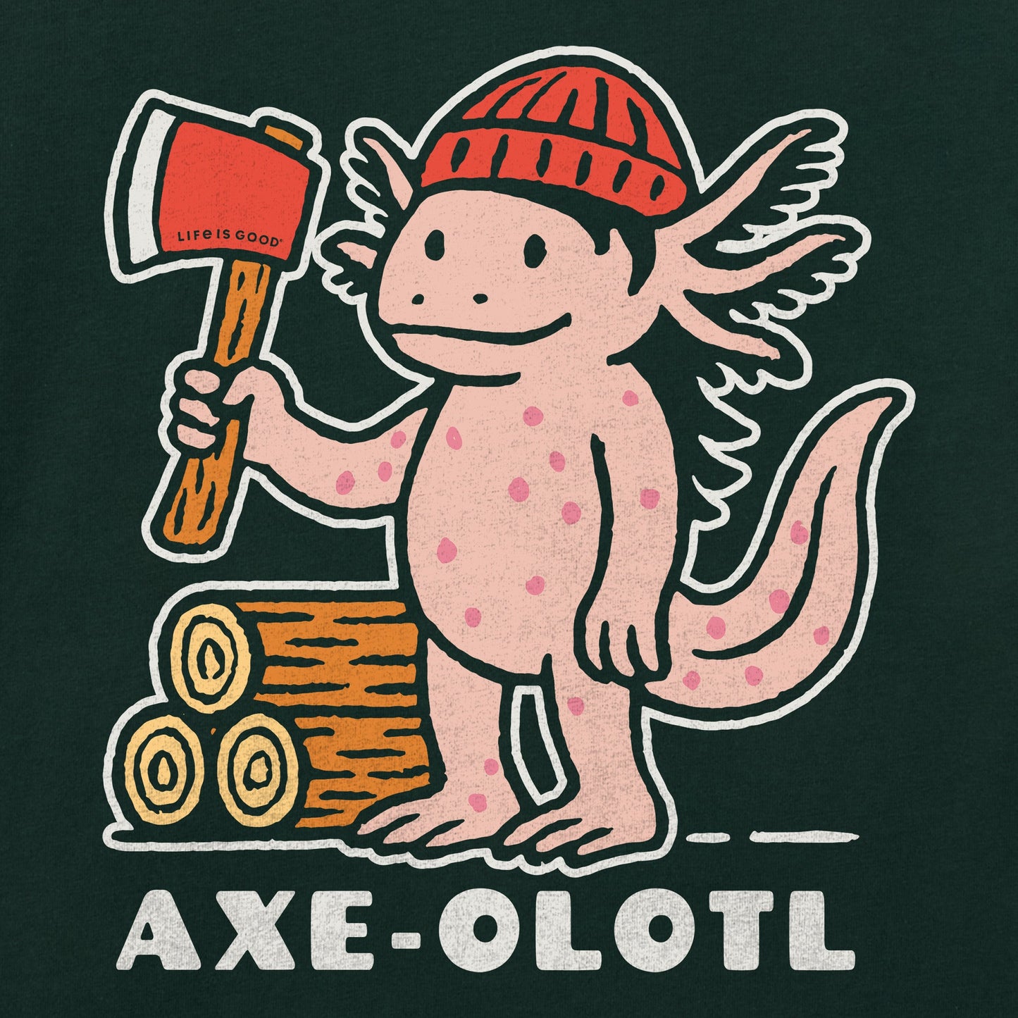 Kids Axe-olotl Short Sleeve Crusher Tee