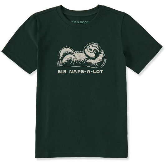 Kids Sir Naps-a-lot Short Sleeve Crusher Tee