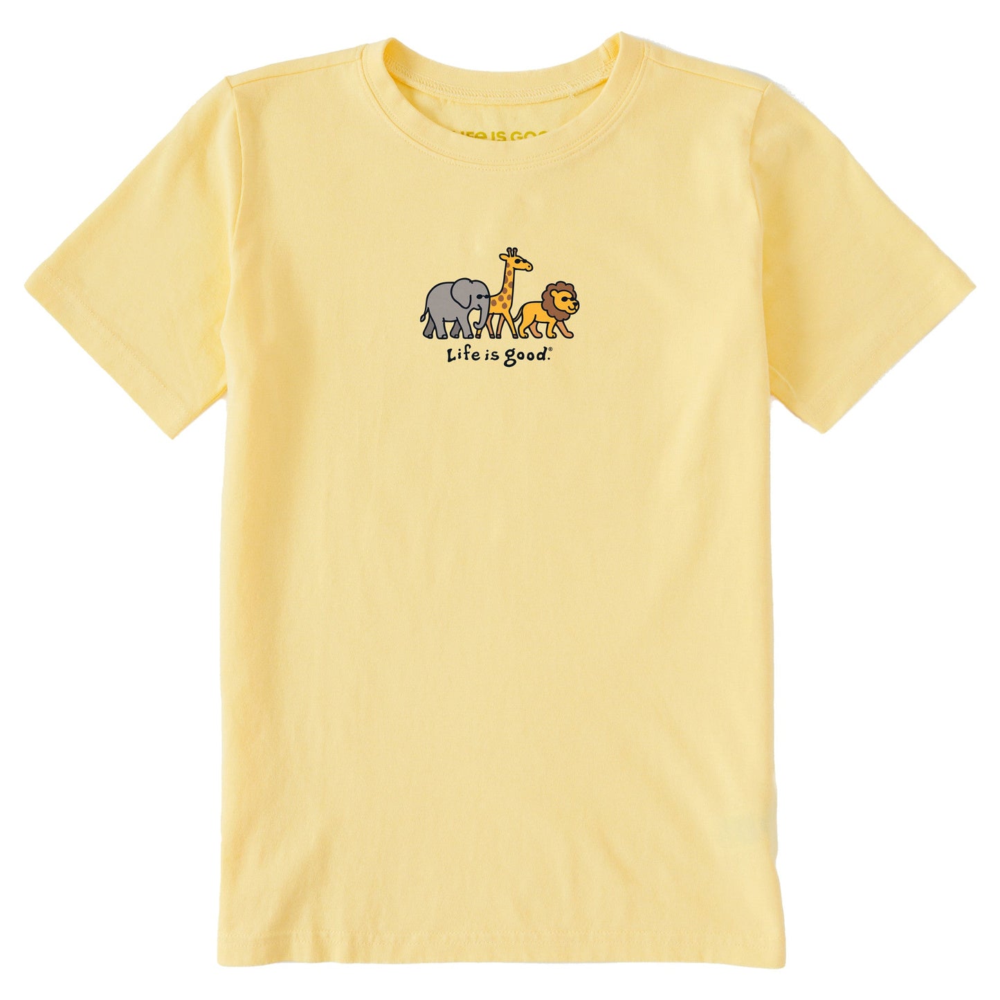 Kids Big Animal Trio Short Sleeve Crusher Tee