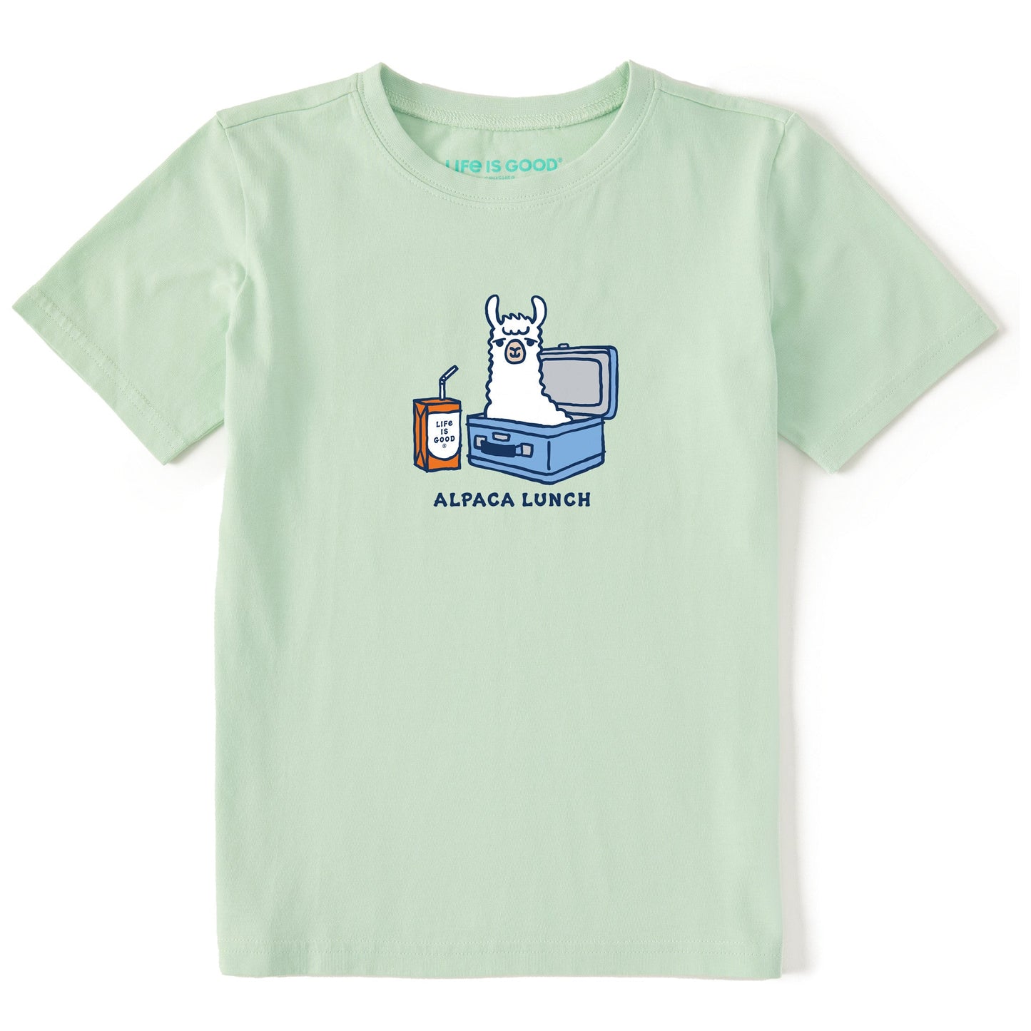 Kids Alpaca Lunch Short Sleeve Crusher Tee