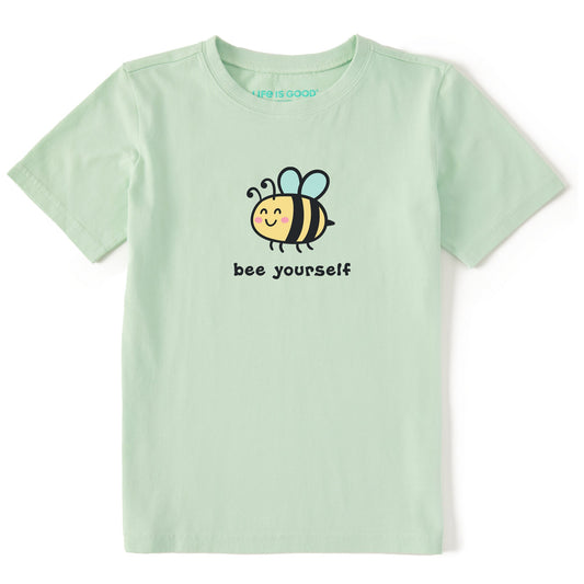 Kids Bee Yourself Short Sleeve Crusher Tee
