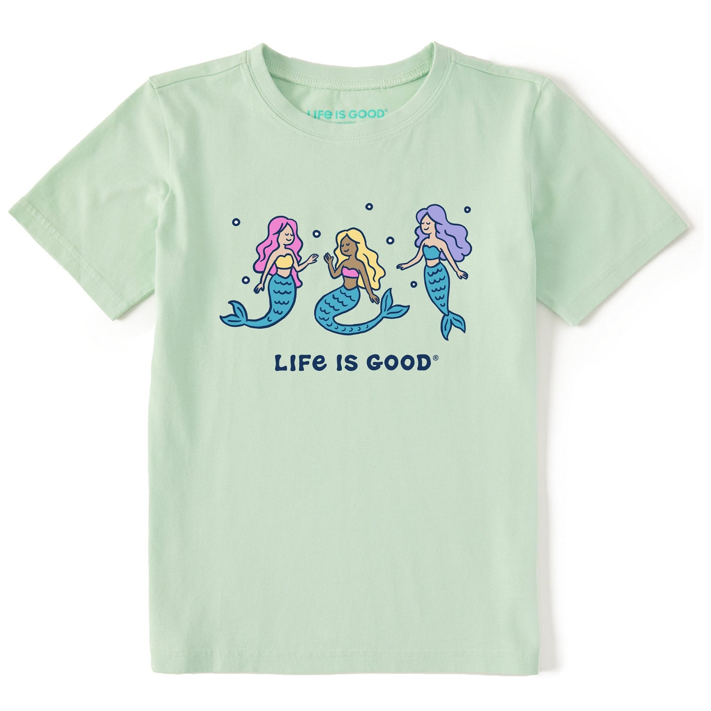 Kids Mermaid Trio Short Sleeve Crusher Tee
