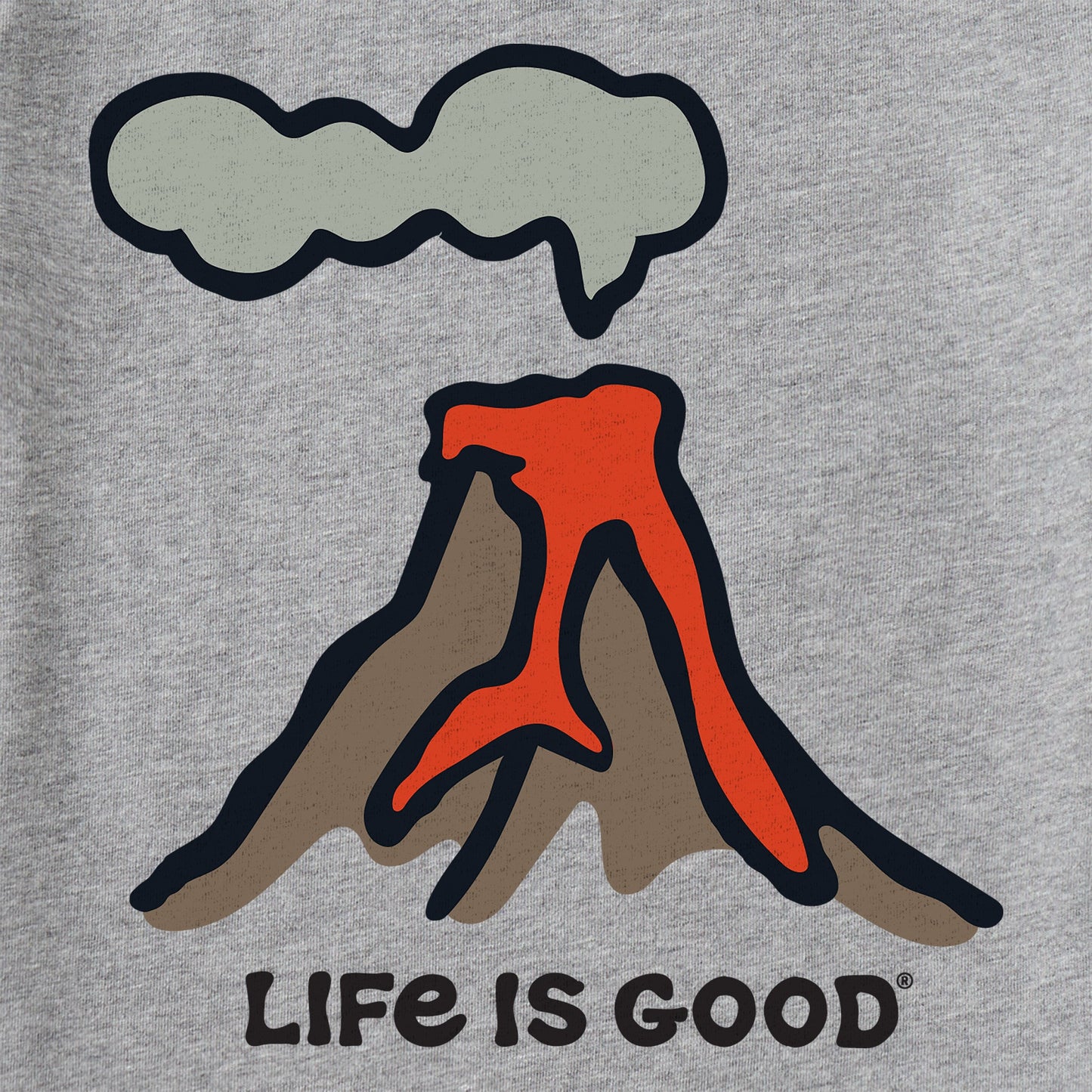 Kids Volcano Short Sleeve Crusher Tee