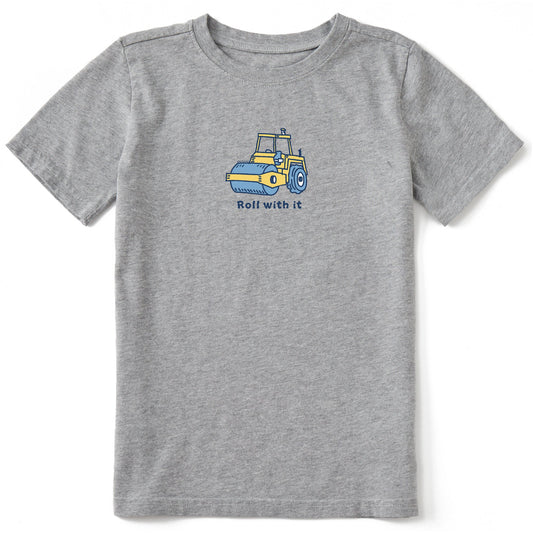 Kids Roll With It Short Sleeve Crusher Tee