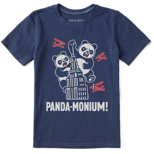 Kids Panda-Monium Short Sleeve Crusher Tee