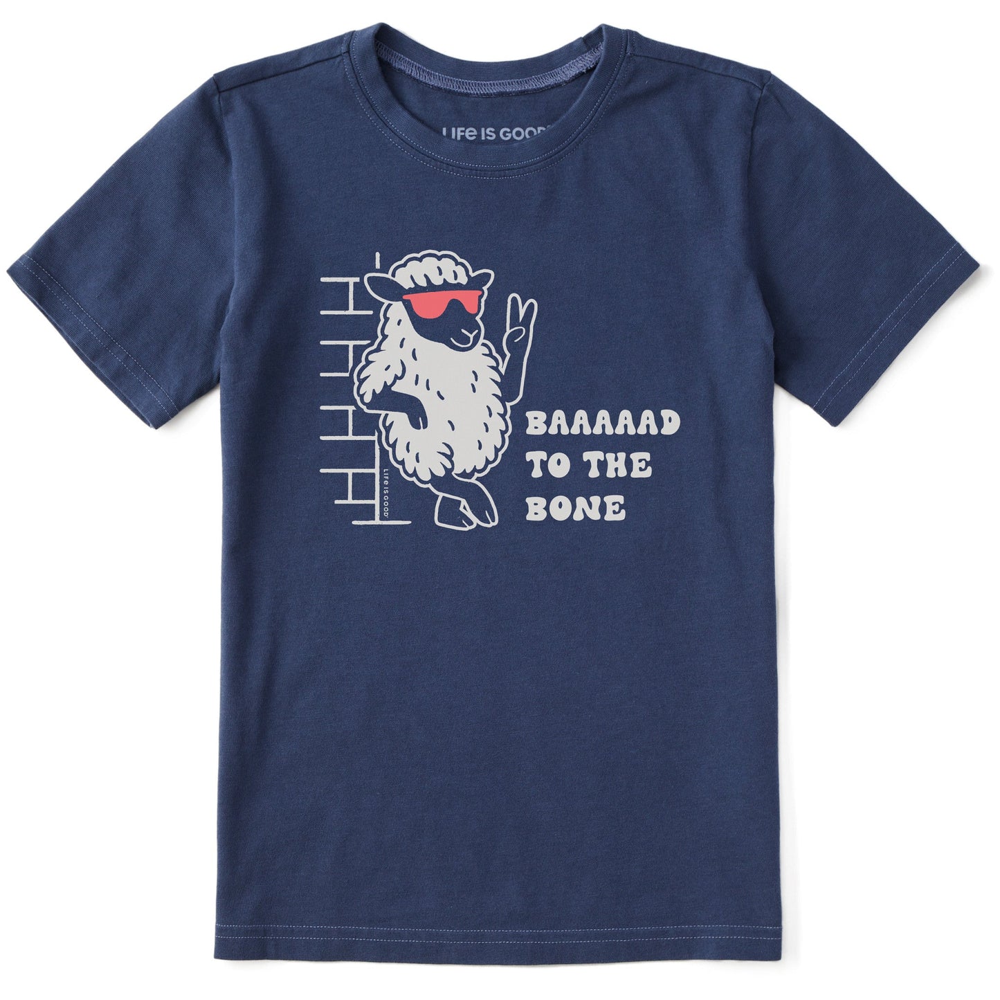 Kids Baaaad to the Bone Short Sleeve Crusher Tee