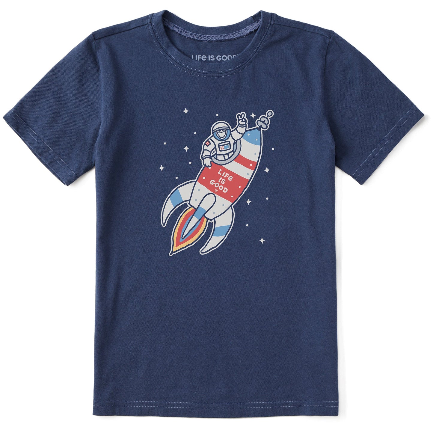 Kids Jake Rocket Ship Short Sleeve Crusher Tee