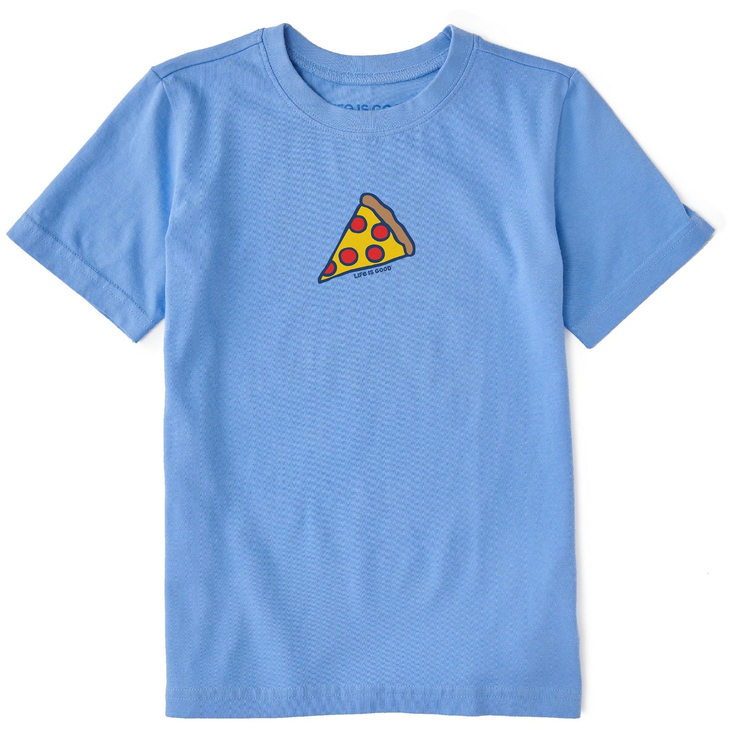 Kids Pepperoni Pizza Short Sleeve Crusher Tee
