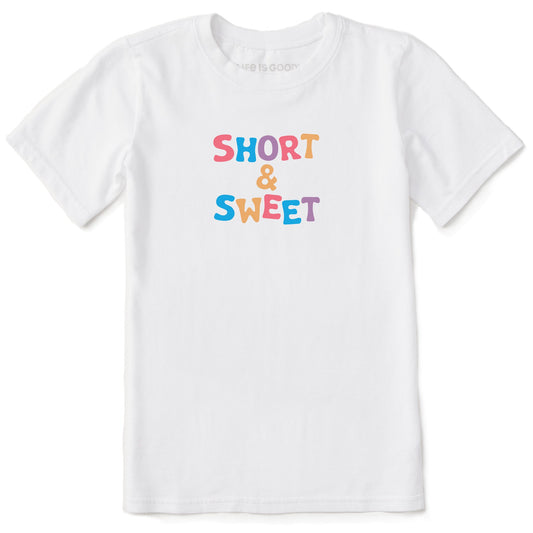 Kids Short & Sweet Short Sleeve Crusher Tee