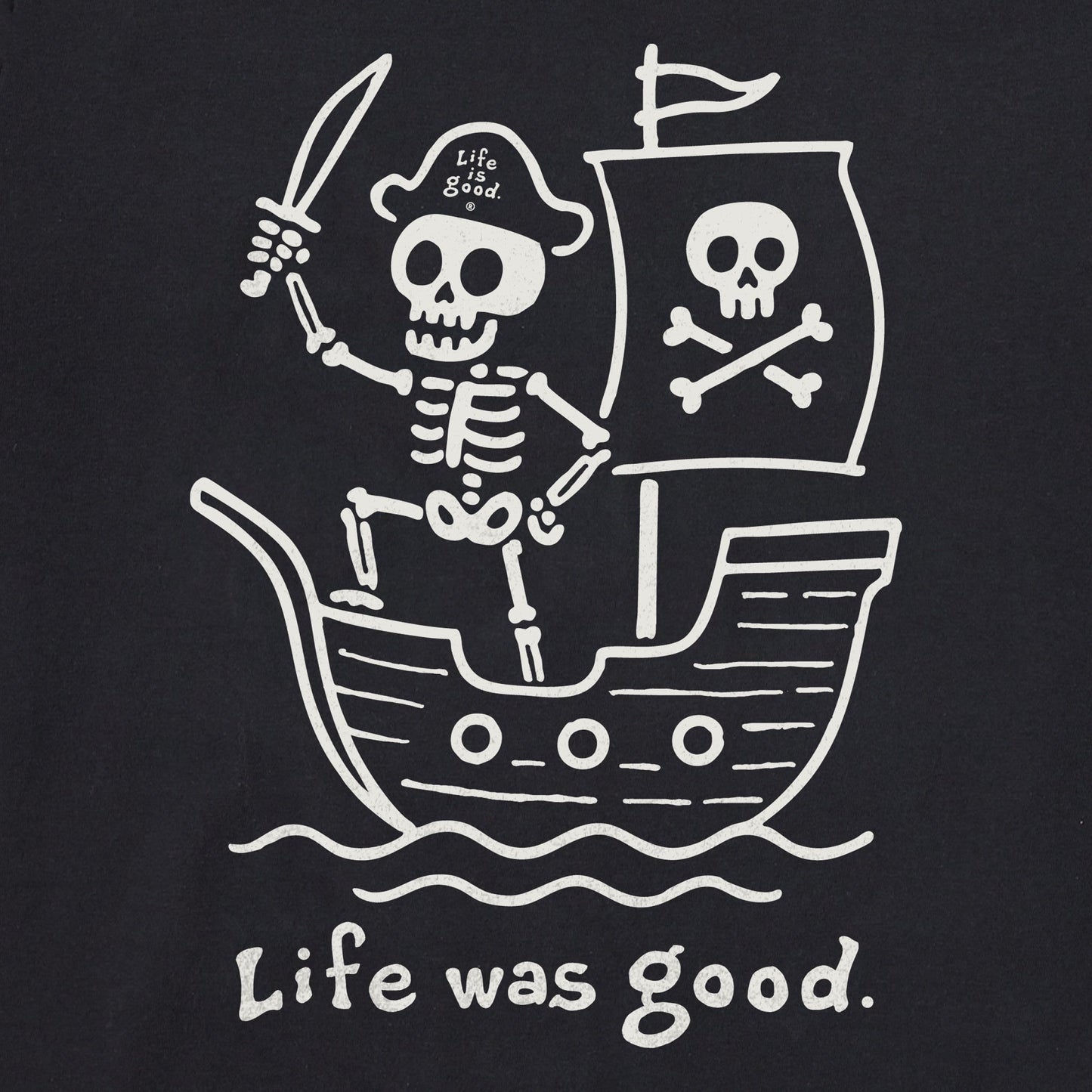 Men's Pirate Skeleton Short Sleeve Tee