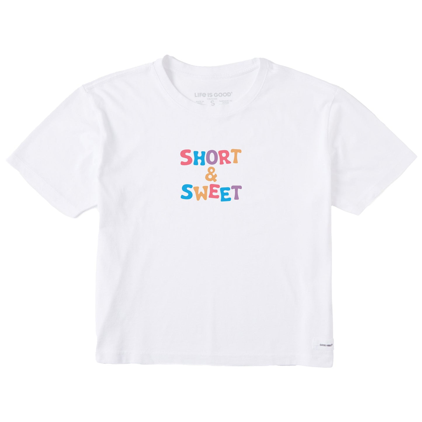 Women's Short & Sweet Short Sleeve Crusher Boxy Tee