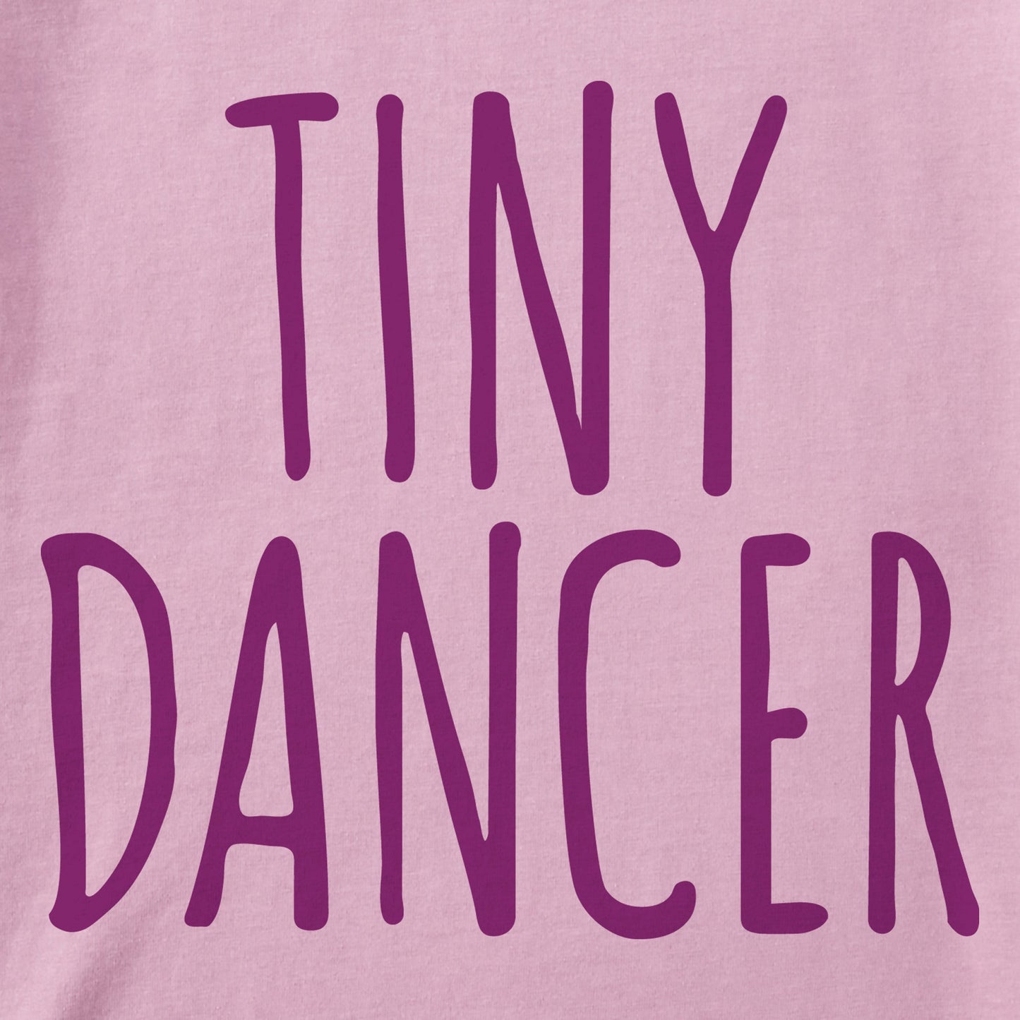 Toddler Tiny Dancer Text Short Sleeve Crusher Tee