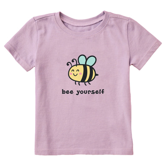 Toddler Bee Yourself Short Sleeve Crusher Tee