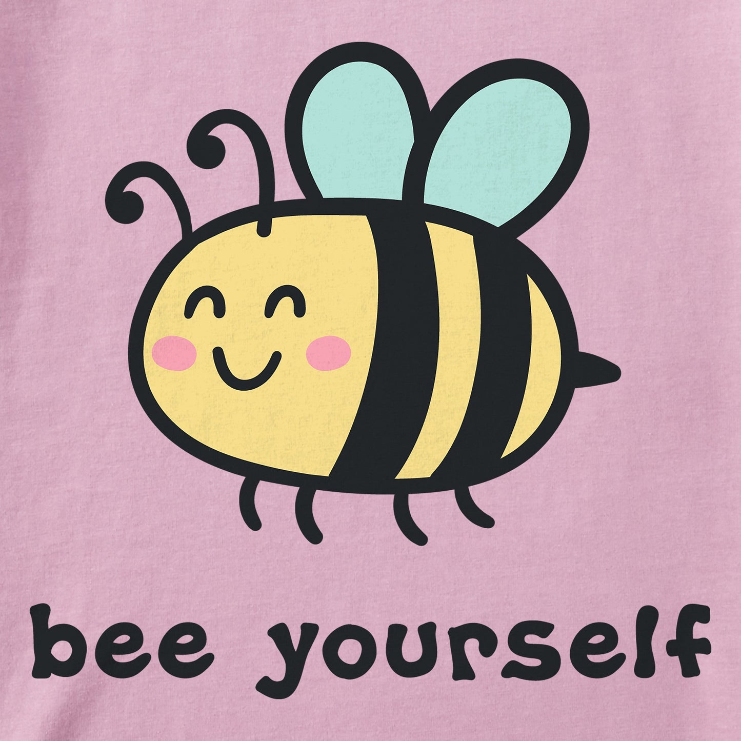 Toddler Bee Yourself Short Sleeve Crusher Tee