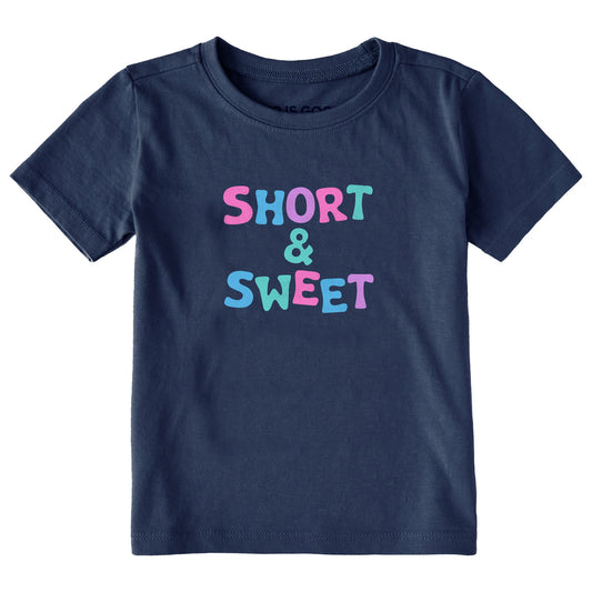 Toddler Short & Sweet Short Sleeve Crusher Tee