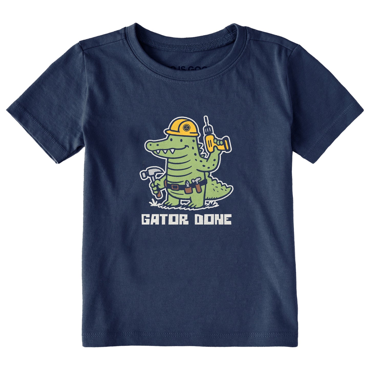 Toddler Gator Done Short Sleeve Crusher Tee