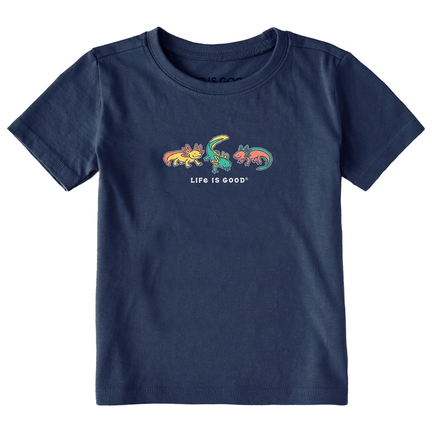 Toddler Axolotl Trio Short Sleeve Crusher Tee