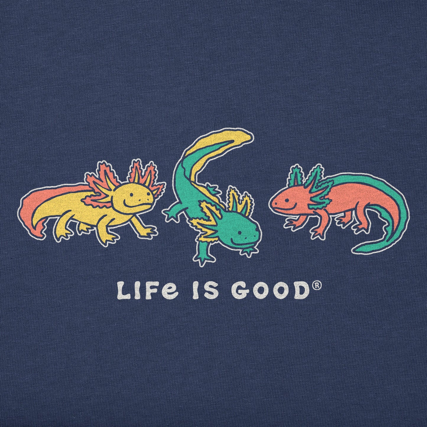 Toddler Axolotl Trio Short Sleeve Crusher Tee