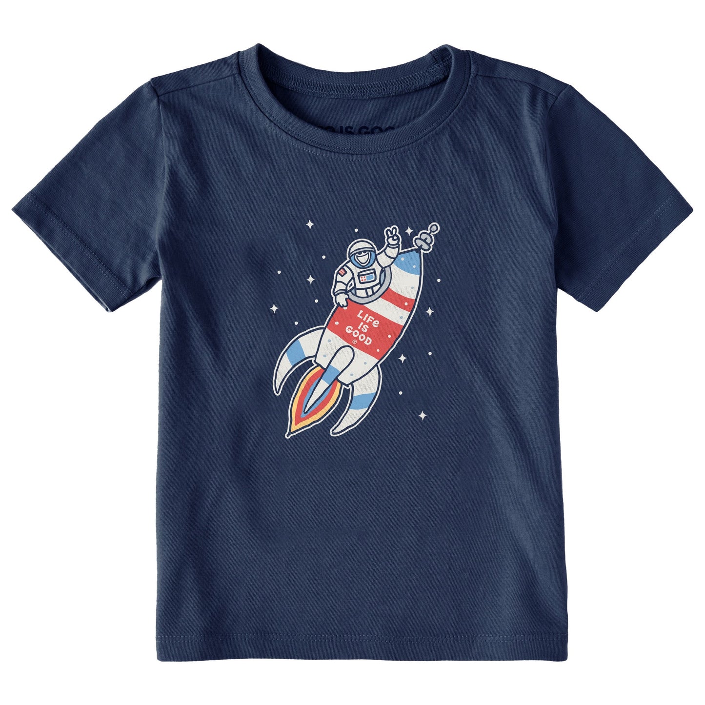 Toddler Jake Rocket Ship Short Sleeve Crusher Tee