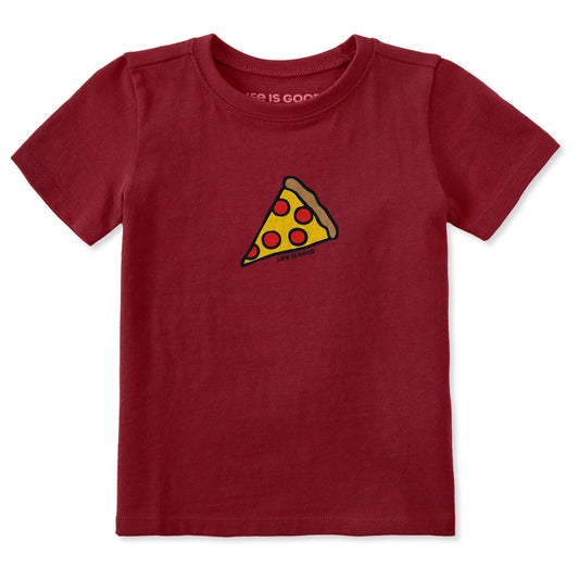 Toddler Pepperoni Pizza Short Sleeve Crusher Tee