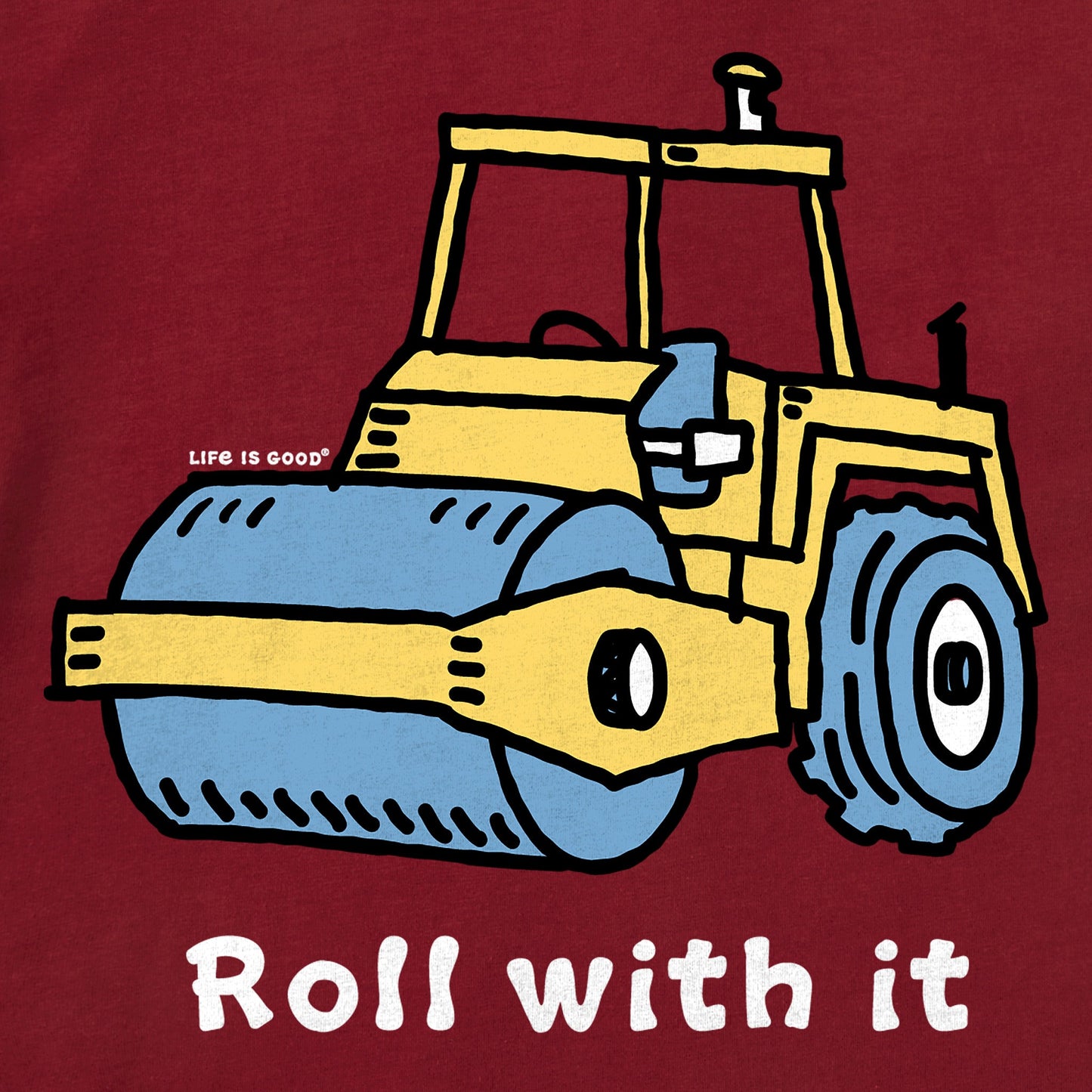 Toddler Roll With It Short Sleeve Crusher Tee