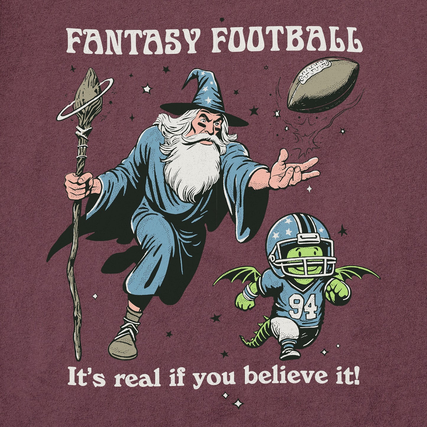 Men's Fantasy Football Short Sleeve Crusher Tee
