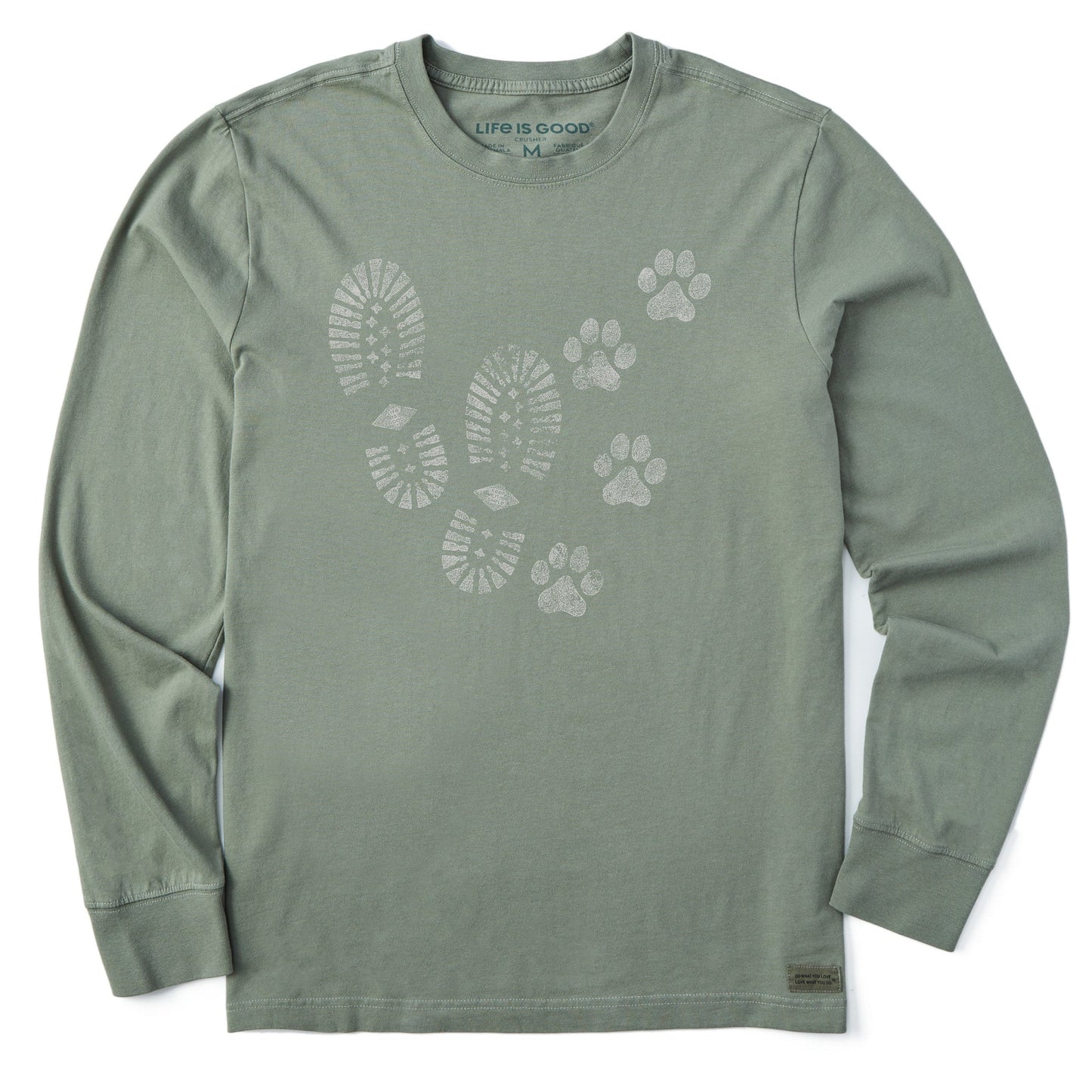 Men's Trails & Tails Long Sleeve Crusher Tee