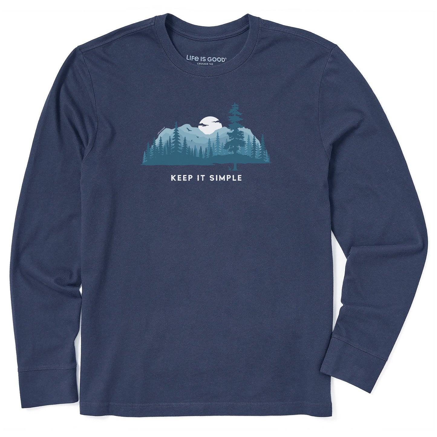 Men's Keep it Simple Evergreen Silo Long Sleeve Tee